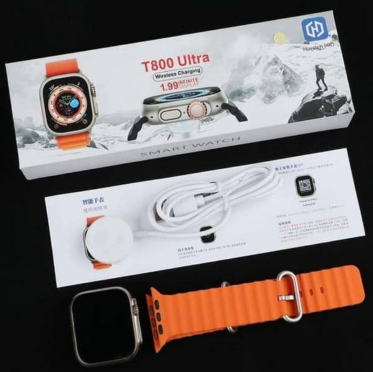 T800 Series 8 T900 Ultra Smart Watch For Men Women 2.0" Call Smartwatch Heart Rate Sleep Monitoring IP67 Waterproof ( New and Improved) Random colors